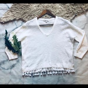 Madewell tassel sweater